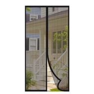 Magnetic Mesh Curtain for Doors 34inch X 82inch - Self Sealing Hands-Free Upgraded Polyester Fabric