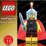 Lego 71001 Series 10 Minifigs Roman Commander 羅馬武士 連底板 說明書 包裝袋 (全新開袋確認)