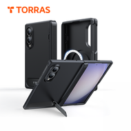 【 Galaxy Z Fold 8 】TORRAS Ostand L1 Guardian MagSafe 支架防摔手機殼,黑色