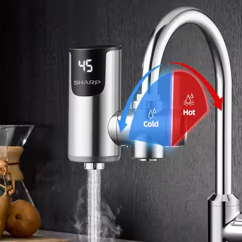 3000W Electric Water Heater Kitchen Faucet Tankless Geysers Faucet Heater 220V Heating Tap Instantan