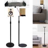 實體店鋪Universal Bed Couch Cabinet Speaker Stands Stand Height Adjustable Extend 75 to 140cm Holds Satellite / Bookshelf Speakers up to 6kg (Bose, Harmon Kardon, Polk, JBL, KEF, Klipsch, Sonos, Sony (中間可穿線)床邊床頭床尾梳化邊櫃底衛星喇叭支撐架, 衛星喇叭腳架, 音響腳架,音響支架,喇叭支架,後置喇叭架,喇叭架