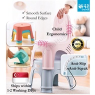 Toddlers / Kids Ergonomic Chair, Children Stool, Kids Chair (Stackable, PP Material, ChaHua)