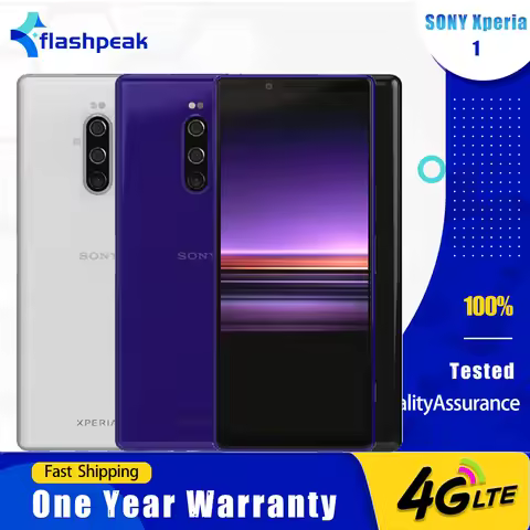Original Sony Xperia 1 XZ4 802SO 4G LTE Mobile Phone 6GB+64GB NFC Fingerprint 6.5" 12MP+8MP Snapdrag