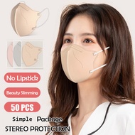 KN95 Mask 50PCS For Adult KN95 Duckbill Face mask Butterfly 5Layers Protective Reusable Unobstructed Breathing earloop Disposable high-quality masks facemask kf94 50pcs Original Protection Safety Maskmalaysia mask duckbill murah