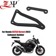 Motorcycle CNC Aluminum Fit For Honda CB750 CB 750 Hornet 2023- Exhaust bracket Inkjet coating Exhau