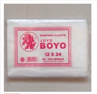 [1/2kg] Boyo Plastik 12x24 Kantong Plastik Joyo Boyo 500gr isi 100 Lembar
