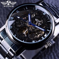 Winner winner Fashion Casual Automatic Mechanical Watch Black Men's Mechanical Watch