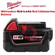 Milwaukee M18 6.0Ah Red Lithium-Ion Battery