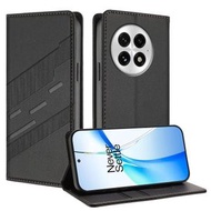 全城熱賣 - 適用於OnePlus 13 009款壓花多功能錢包復古手機皮套（黑色）