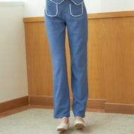 [พรีออเดอร์7วัน]ROSE MALLOW TAILOR SUIT VEST JEAN STRIPED