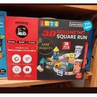 Okiedog magnetic square run 36pc