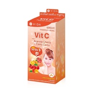 Vida Vit C Acerola Cherry (ยกกล่อง 6 ซอง) วีด้า วิตซี อะเซโรล่า เชอร์รี่ [1 ซองมี 14 แคปซูล] วิตามิน