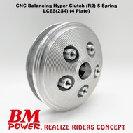 BM Power CNC Aluminium Billet Balancing Racing Hyper Clutch (R2) Yamaha LCES(2S4) 4 clutch plates
