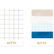 日本 KITTA 攜帶型和紙膠帶／Basic系列-亞麻紋路【HITOTOKI 文房具】 (新品)