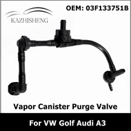 03F133751B Engine Vapor Canister Purge Valve Breather Pipe Vacuum Hose for VW Golf Audi A3