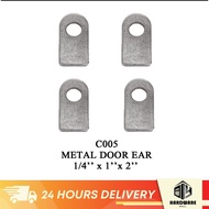 4pcs Metal Door Ear Bracket Steel Gate Window Grill Padlock Eye Grille Welding Besi Telinga Pintu Pagar 门耳 DEB0