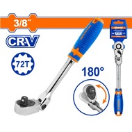 WADFOW 3/8" DR. 72T FLEXIBALE HEAD RATCHET HANDLE WRW4238