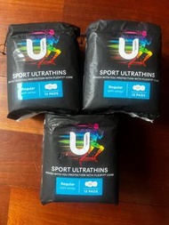 New - 3 x U by Kotex Sport Ultrathin Pads