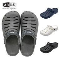 🔥ADDA 5303 รองเท้าแตะ ผู้ชาย แบบสวมหัวโต รุ่น ไซส์ 7-10 สี ดำ เทา กรม ขาว 693shoesShop