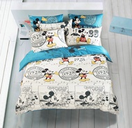 Disneys Mickey Mouse Cotton Sateen Quilt Cover Sets Reversible (Includes Quilt Cover & Pillow Case)