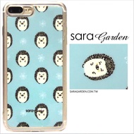 【Sara Garden】客製化 軟殼 蘋果 iphone7plus iphone8plus i7+ i8+ 手機殼 保護套 全包邊 掛繩孔 可愛刺蝟