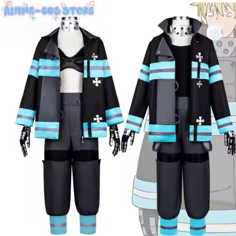 Anime Fire Force Shinra Kusakabe Coat Pants Jacket Cosplay Costume Enen no Shouboutai Fire Brigade A