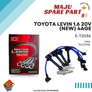 MSP PLUG CABLE TOYOTA LEVIN 1.6 20V (NEW) 4AGE 7MM SILICONE 1SET E-T2036