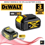 Dewalt DCB182-XJ 18V XR Li-Ion Battery (4.0AH) Dewalt Bateri