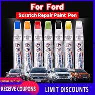 High quality for Ford Car Scratch Repair Agent Auto Touch Up Pen Car Care Scratch Clear Remover Paint Care WaterproofAuto Mending Fill Paint Pen Tool For Ford territory Everest Ranger Fiesta Escape Explorer Expedition Focus Escort Ecosport Mustang E150 Ly