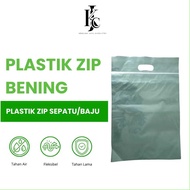 100pcs Clear Zip Plastic Shoes Clothes