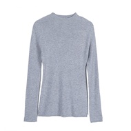 Counter Price 259 [Qi] Cut Label Women's Basic Style Stand-Up Collar Knitted Bottoming Shirt43010131