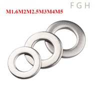 [FGH] 304 Stainless Steel Washer Round Screw Washer Metal Washer Flat Washer Thickened Extra Large M