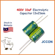 400V 33uF Electrolytic Capacitor Kapasitor Elco 13x21mm 400V33UF (1pc)