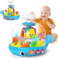 Month Music Aquarium Baby Toys Suitable for 7 Months 8 Months 9 Months 10 Months 11 Months Early Lea