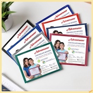 Adventurer Certificate Holder Letter A4 and Long/Legal Size for Award, Diploma & Citation
