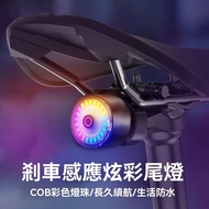 感應防水尾燈 自行車尾燈 智能煞車燈 USB充電 警示燈 自行車後燈 LED燈 自行車燈