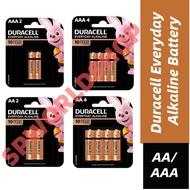 Duracell Everyday Alkaline Battery (AA2 / AA4 / AAA2 / AAA4)