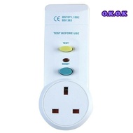 Kozuka TM ️ Plug In ELCB/KPPR-13-CZ RCD Adaptor/13A 30mA RCD Adaptor KPPR 13 CZ Plug Adapter