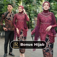Batik Couple Kebaya Invitation Tunic Modern Kebaya Graduation Kebaya Fiance Dress Application