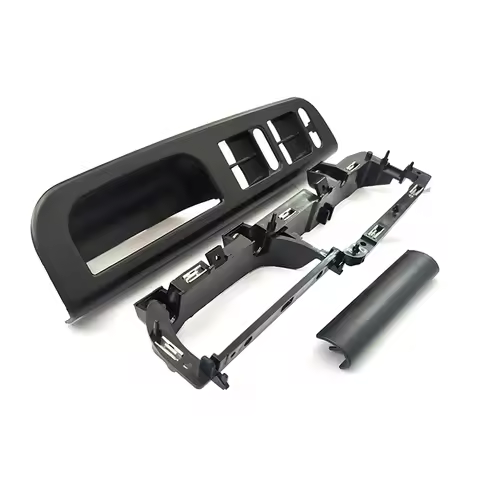 3Pcs Black Color for Bora Golf 4 Interior Door Handle Lifter Switch Bracket Base Caps 1J1 867179 3B1