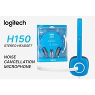 Logitech H150 Wired Headphone Blue