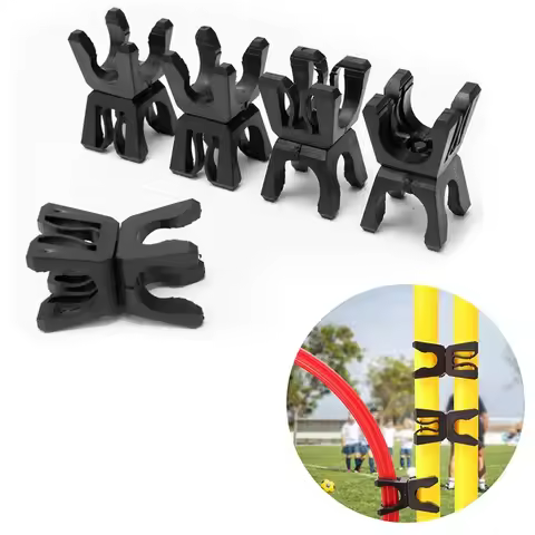 Outdoor Football Training Flag Pole Clip Buckle Soccer Flag Pole Connector Flag Pole Head Tube Clamp
