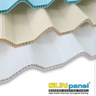 Atap PVC SUNPANEL 12mm - Biru