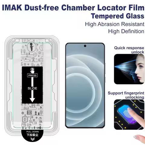 IMAK H Tempered Glass for Realme P3 GT 6 7T Neo 7 SE 7X Neo7 Turbo 5G Film Chamber Locator