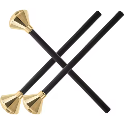 3Pcs Diamond Scepter King Cosplay Accessory Halloween Costume Props Plastic Durable Stage Performanc