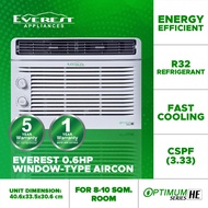 Everest ETM06WDR3-HF Non - Inverter Window Type Aircon - 0.6 HP