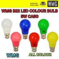 WMG B22 LED COLOUR BULB 5W CA50
