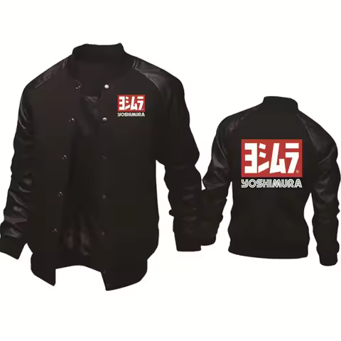 Men's Jacket Yoshimura Japan Printing Casual Baseball Jacket HipHop Outwear High Quality Spring Autu