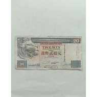 TERMURAH uang Kuno 20 dollar hongkong