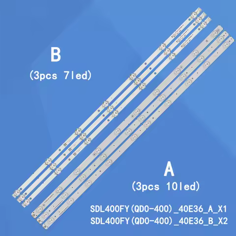 1/5/10kits 7 lamp LED Backlight strip For YAL13-00730300-28 YAL13-00730300-18 SD40SKF SDL400FY(QD0-C
